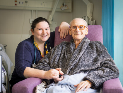 Patient receives high quality care at LOROS Hospice